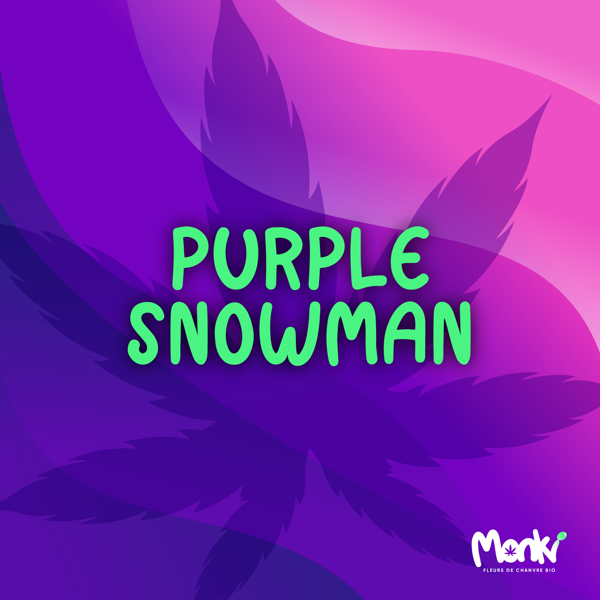 Purple Snowman